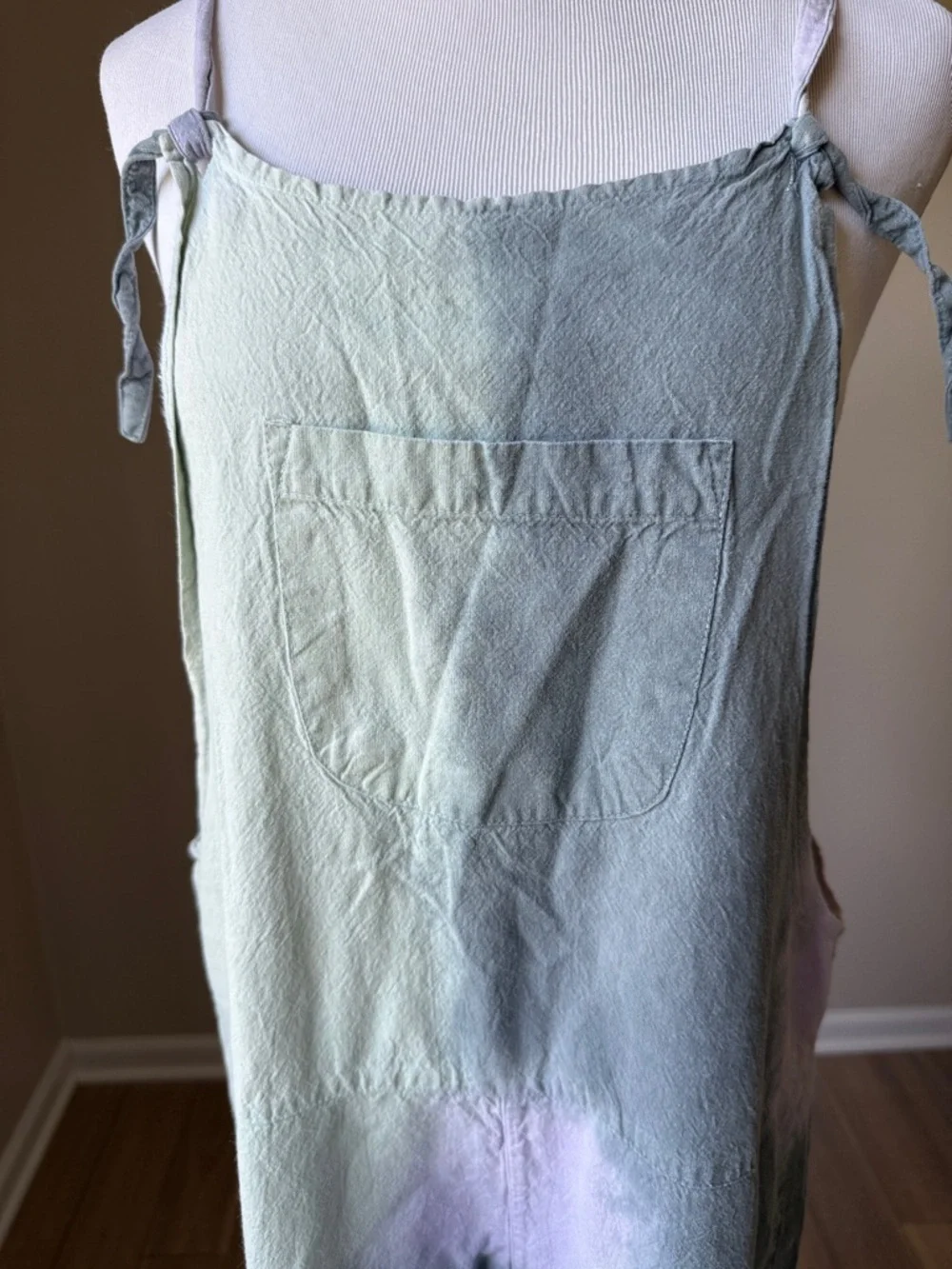 Earthbound Trading Tie Dye Cotton Overalls - Picture 2 of 6
